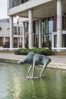Boar', the Water Gardens, Harlow, Essex, 2015