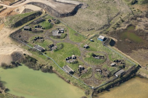 Remains of a Second World War anti-aircaft battery, Chadwell Heath, London, c2010s