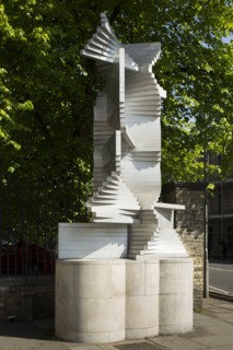 Construction in Aluminium', sculpture by Kenneth Martin, Cambridge, Cambridgeshire, 2015s