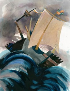 Battle of Winchelsea, 1350 (2010).   Artist
