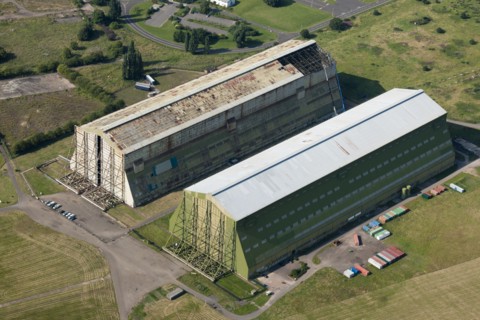 Airship hangars, RAF Cardington, Bedfordshire, c2010s(?)