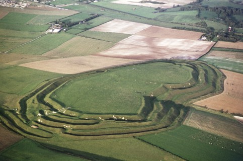Maiden Castle, Dorset, 1970