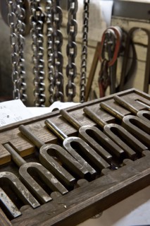 Tuning forks, Whitechapel Bell Foundry, 32-34 Whitechapel Road, Tower Hamlets, London, 2010