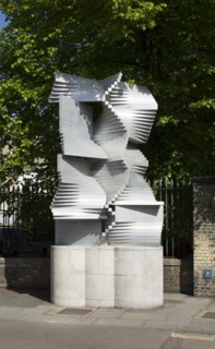 Construction in Aluminium', sculpture by Kenneth Martin, Cambridge, Cambridgeshire, 2015s