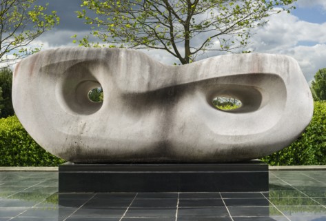 Rosewall', sculpture by Barbara Hepworth, Future Walk, West Bars, Chesterfield, Derbyshire, 2015
