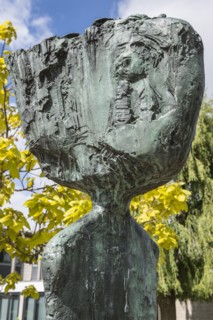 Father Courage', sculpture by Frederick Edward McWilliam, University of Kent, Canterbury, 2015