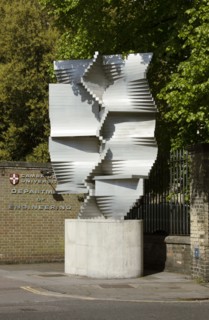 Construction in Aluminium', sculpture by Kenneth Martin, Cambridge, Cambridgeshire, 2015s