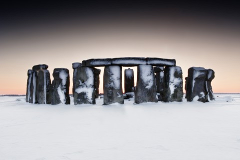 Stonehenge, Wiltshire, in the snow, c2015