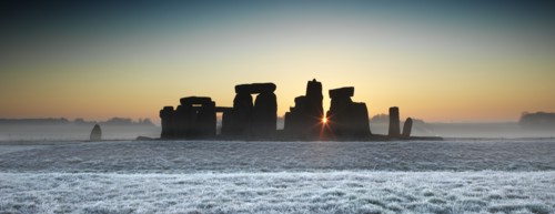 Stonehenge, Wiltshire, at sunrise, c2013
