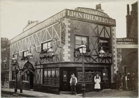 The Angel Inn, Highgate, London, 1882