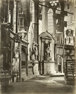 North aisle of Westminster Abbey, London, c1860
