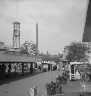 Festival of Britain site, South Bank, Lambeth, London, 1951
