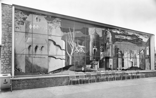 Homes and Gardens Pavilion, Festival of Britain site, South Bank, Lambeth, London, 1951