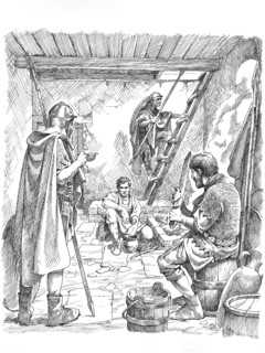 Life inside a turret on Hadrian's Wall, 2nd or 3rd century (c1985-c2000)