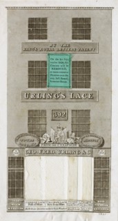 Advertisement for Urling's Lace, London, 1820