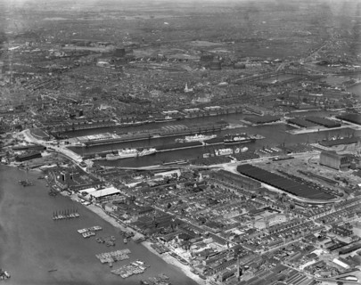 East India Docks, London, 1937