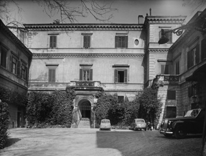 Palazzo Orsini, residence of the British ambassador to the Holy See, Rome, Italy, 1961