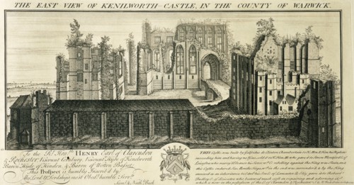 The East View of Kenilworth Castle in the County of Warwick', 1729s