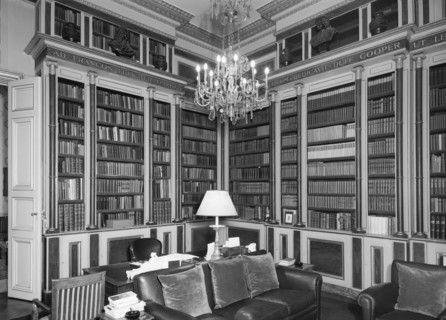 Library, British Embassy (Hotel de Charost) 39 Rue de Fauborg Saint Honore, Paris, France, 1964 Artist