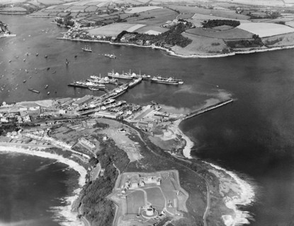 Falmouth Harbour, Cornwall, 1937