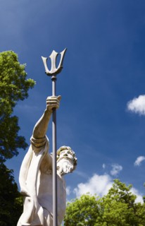 Detail of a statue, Wrest Park, House and Gardens, Silsoe, Bedfordshire, c2000-c2017