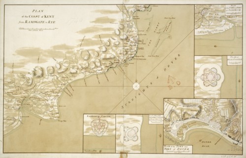 Plan of the coast of Kent from Ramsgate to Rye', 1740