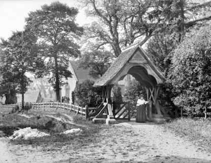 Lychgate, St Mary's Church, Aldworth, Berkshire, 1895