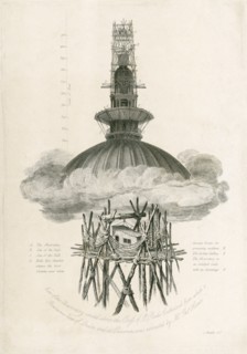 Samuel Rawle's Observatory, St Pauls Cathedral, London, 1821