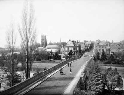 Workman Bridge, Evesham, Worcestershire, 1883