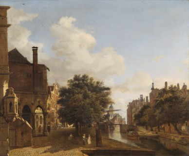 Architectural Fantasy with the Old Town Hall, Amsterdam', c1670