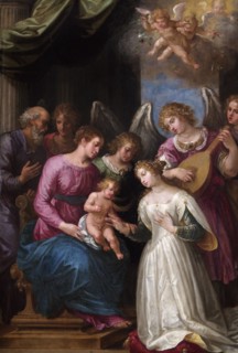 The Mystic Marriage of St Catherine', 17th century