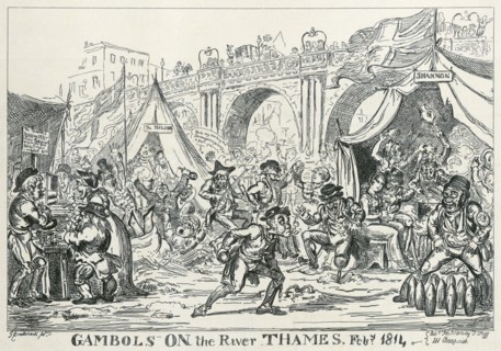 Gambols on the River Thames, Feb 1814', 1814