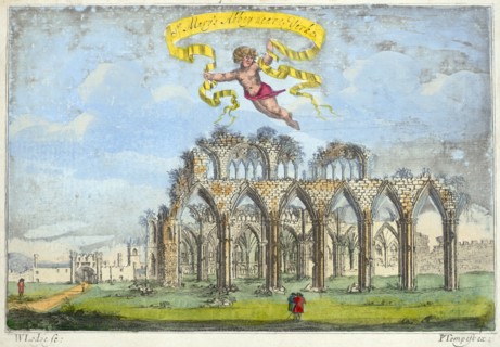 St Mary's Abbey, York, Yorkshire, 1720
