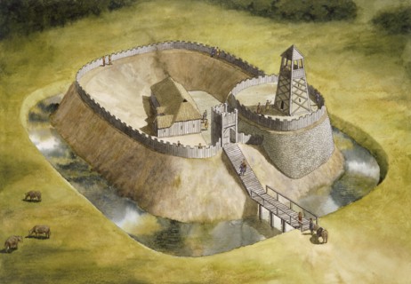Helmsley Castle, North Yorkshire, 12th century (c1990-c2010)