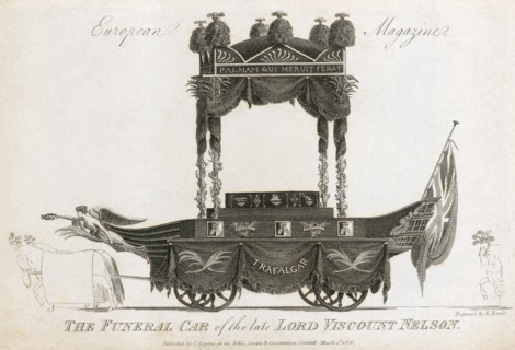 Funeral car of Admiral Lord Nelson, 1806