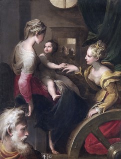 The Mystic Marriage of St Catherine', c1531-c1540