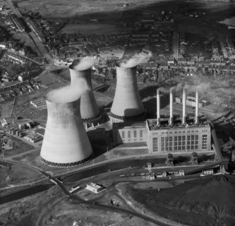 Ocker Hill Power Station, Tipton, Staffordshire, 1957
