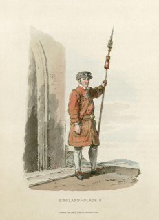 Yeoman of the Guard, St James' Palace, Westminster, London, 1813