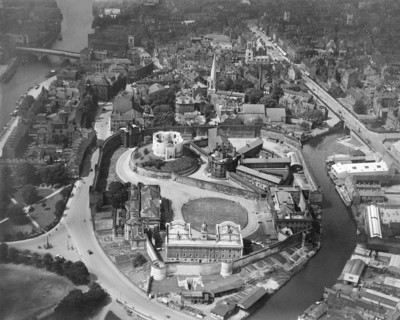 York Castle, North Yorkshire, 1926