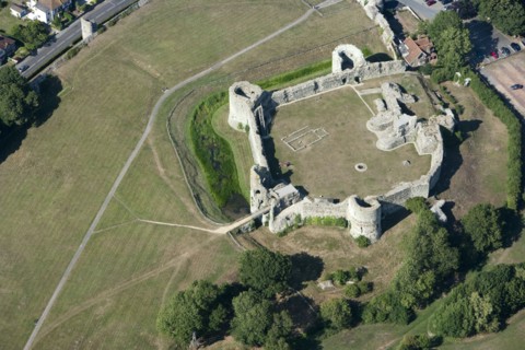 Pevensey Castle, East Sussex, c1980-c2017