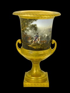 Urn showing the Battle of Vitoria, Spain, 1813 (1817-1819)