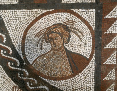 Mosaic floor, Lullingstone Roman Villa, Eynsford, Kent, c1980-c2017