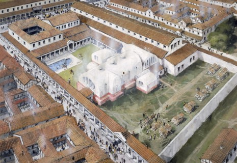 Baths, Wroxeter Roman City, Shropshire, 2nd century (c1980-c2017)