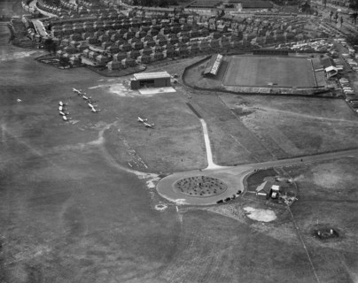 Airfield and Belle Vue Stadium, Doncaster, South Yorkshire, 1935