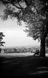 View towards Tilbury Docks, Essex, from the heights behind Gravesend, Kent, c1945-c1965