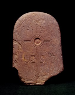 Anglo-Saxon grave marker from Lindisfarne Priory, Northumberland, c700