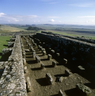 Granaries at Housesteads Fort, Hadrian's Wall, Northumberland, 2010