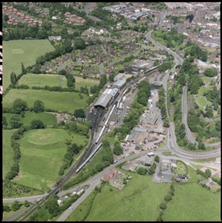 Bridgnorth Railway Station on the private Severn Valley Railway, Shropshire, 1992
