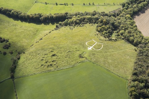 King Edward VII Coronation Memorial and Iron Age ironstone mining site, Wye, Kent, 2017