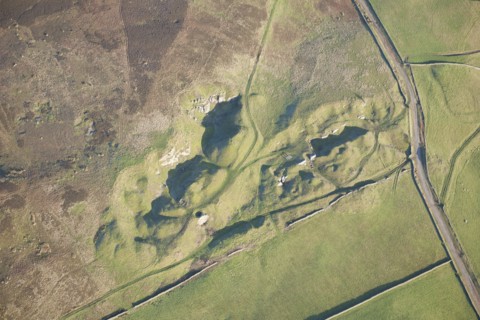 Post-medieval limestone quarry, near Croglin, Cumbria, 2013